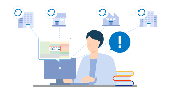 グループ各社のデータを自動集計・見える化